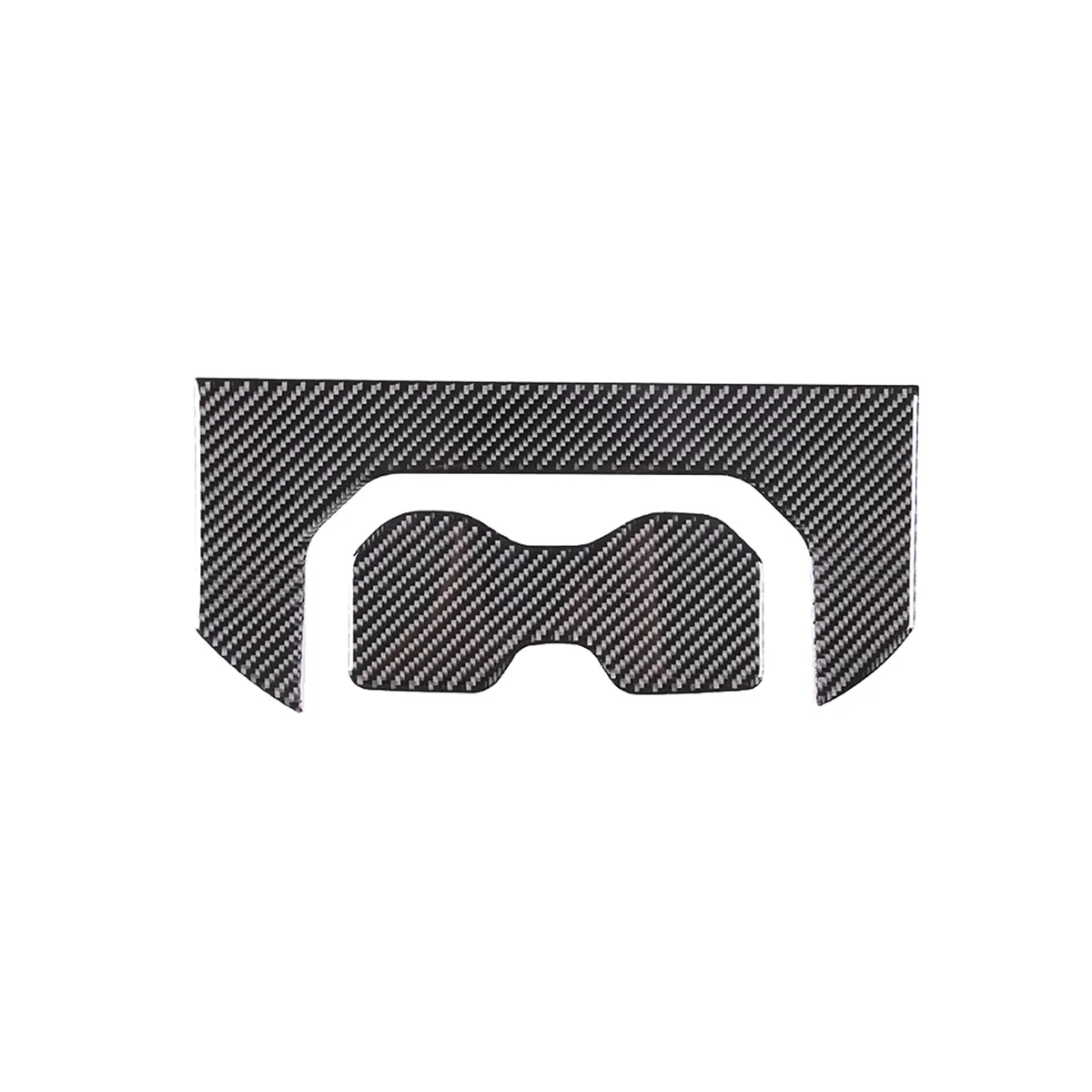 

For Toyota Tundra 2022-2023 Carbon Fiber Car Rear Cup Holder Decorative Panel Cover Sticker Car