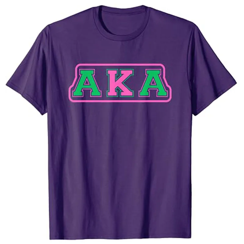 Alpha Kappa Alpha AKA Sorority Paraphernalia T-Shirt Black Queen