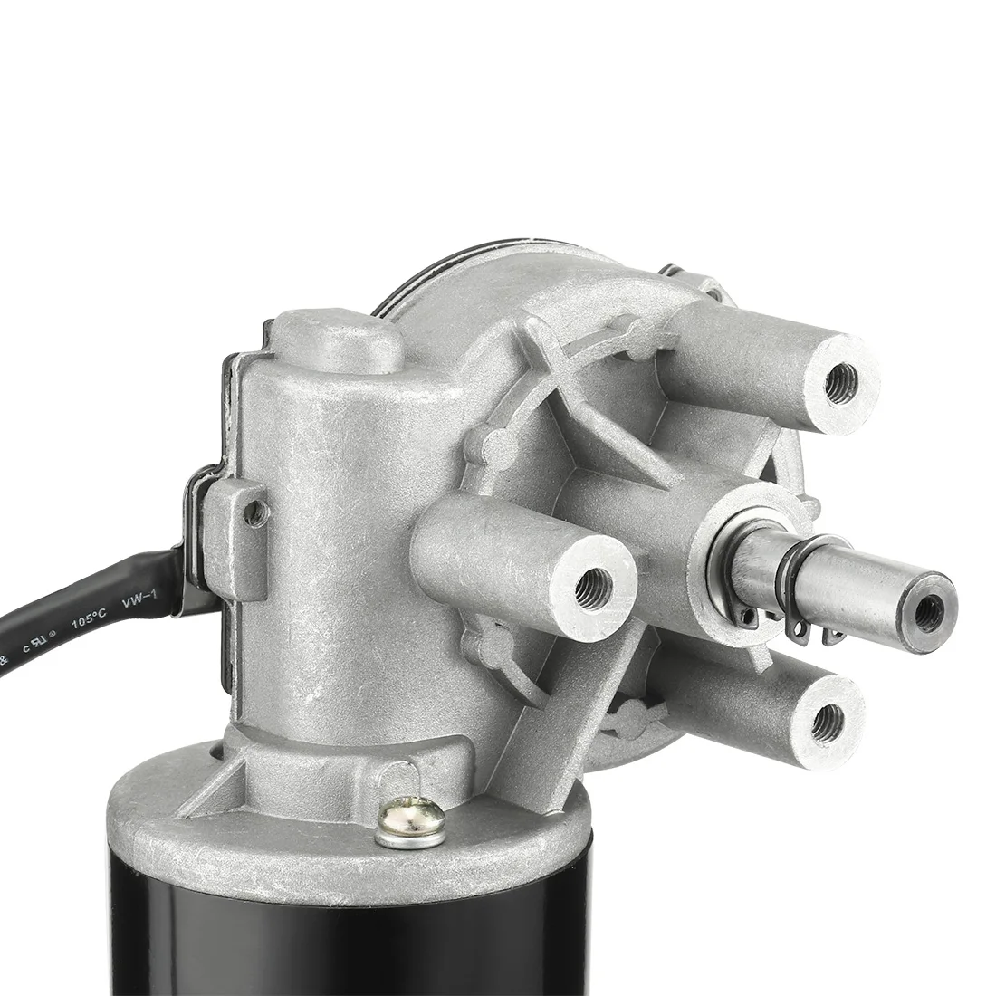 가역 웜 기어 모터, 좌각 높은 토크 속도 감소 전기 기어 박스 DC 모터, 12V, 24V, 36V, 60 W, 80W, 40-80RPM, 6N.M