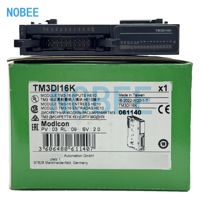 New Modicon TM3 module TM3AM6 TM3AI4 TM3TM3 TM3AQ4 TM3AI8 TM3TI4 TM3DI32K TM3DI16 TM3DI16K TM3DI8 TM3DM24R TM3DQ8R TM3DQ16TK