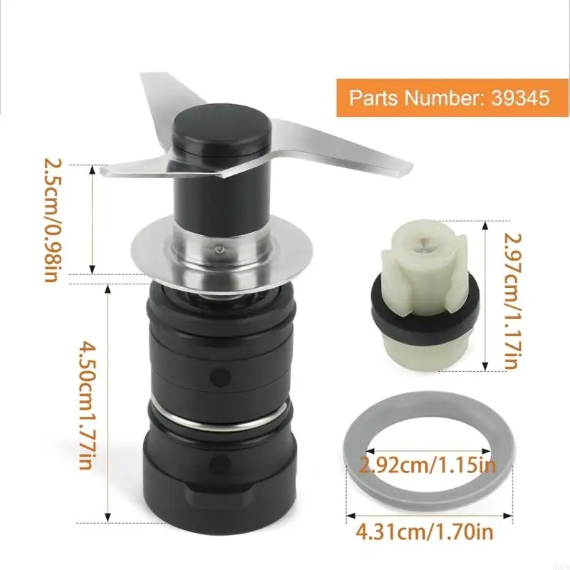 MP550A MP600용 M6CB 스테인레스 스틸 블레이드 어셈블리 교반 커터 블레이드 구성 요소