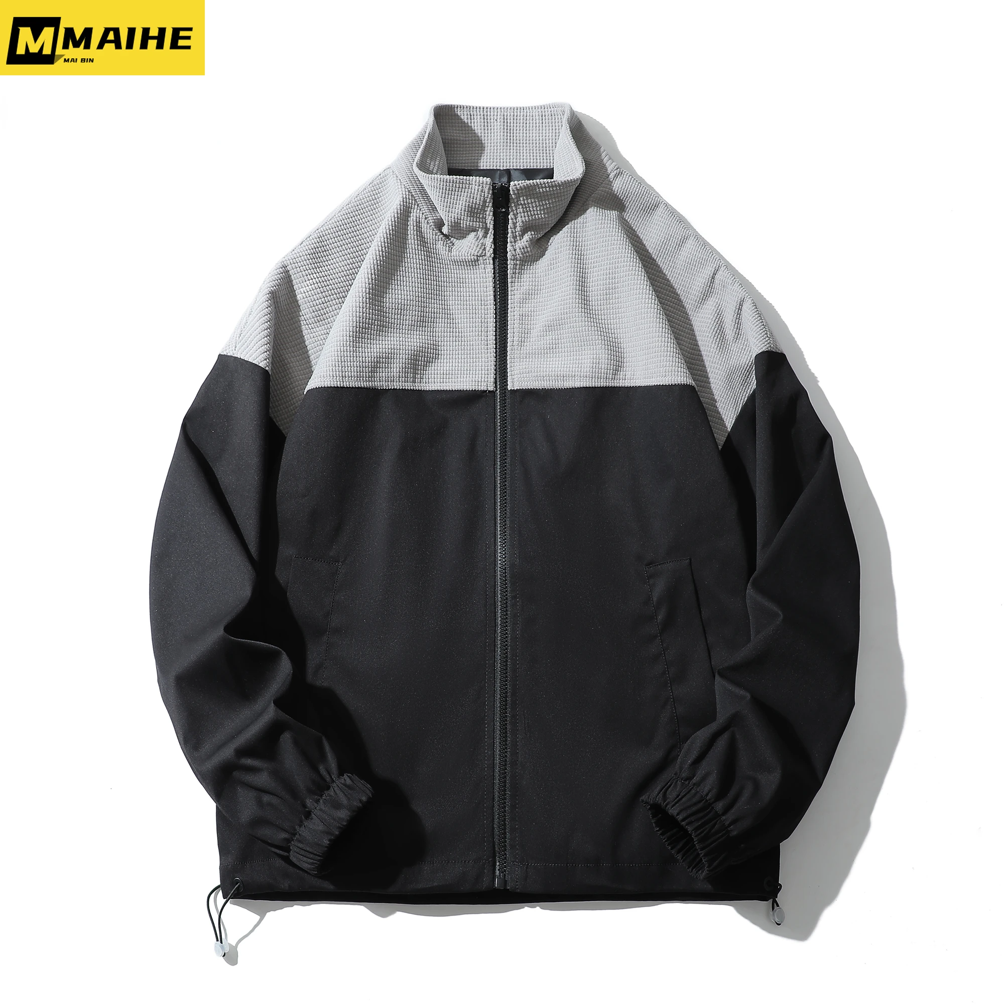 

2023 Fashion Men Jackets Spring Autumn Loose Men Casual Windbreaker Outdoor Colorblock Men Sports Jackets Chaquetas De Hombre