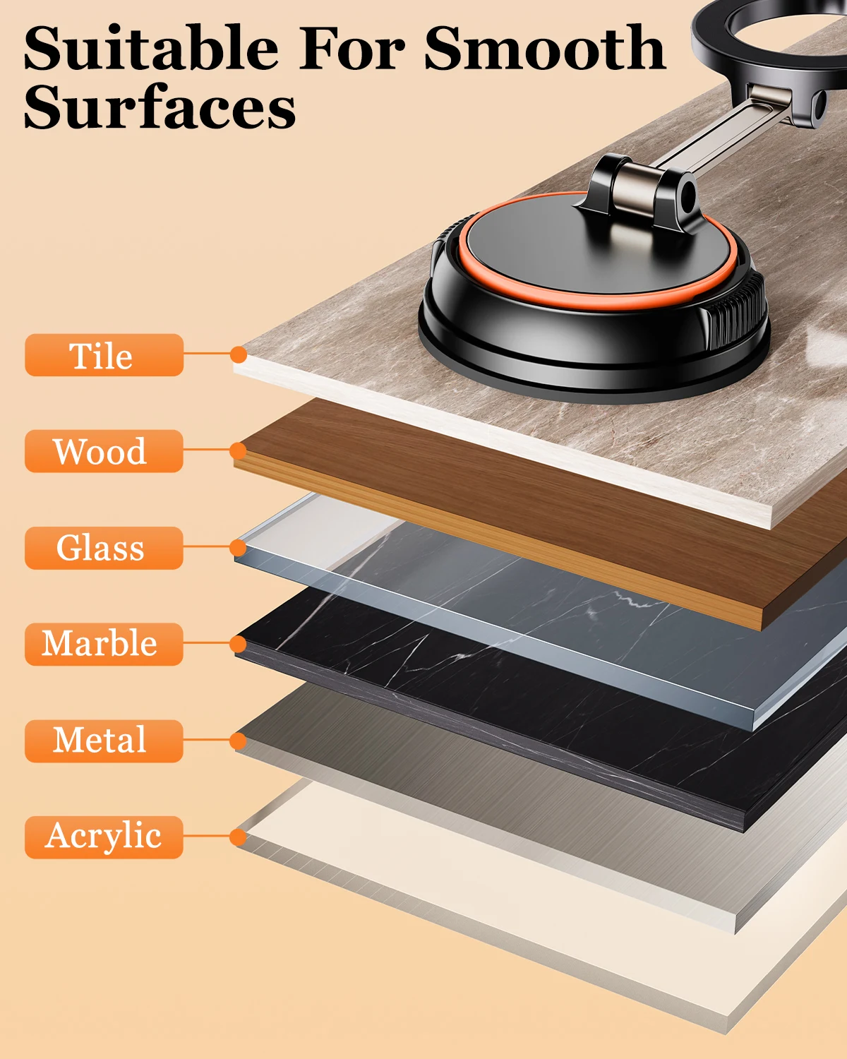 Eary Magnetic Phone Holder Mount for MagSafe Wall Mount Magnetic Self-Adhesive Waterproof with iPhone 16/15/14/13/12 All Phones