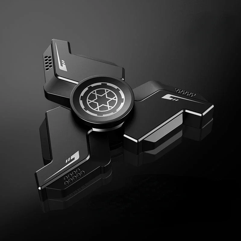 Fingertip Spinner Edc Office Decompression and Decompression Artifact Alloy Metal Finger Fingertip Spinner Adult Boy Toy