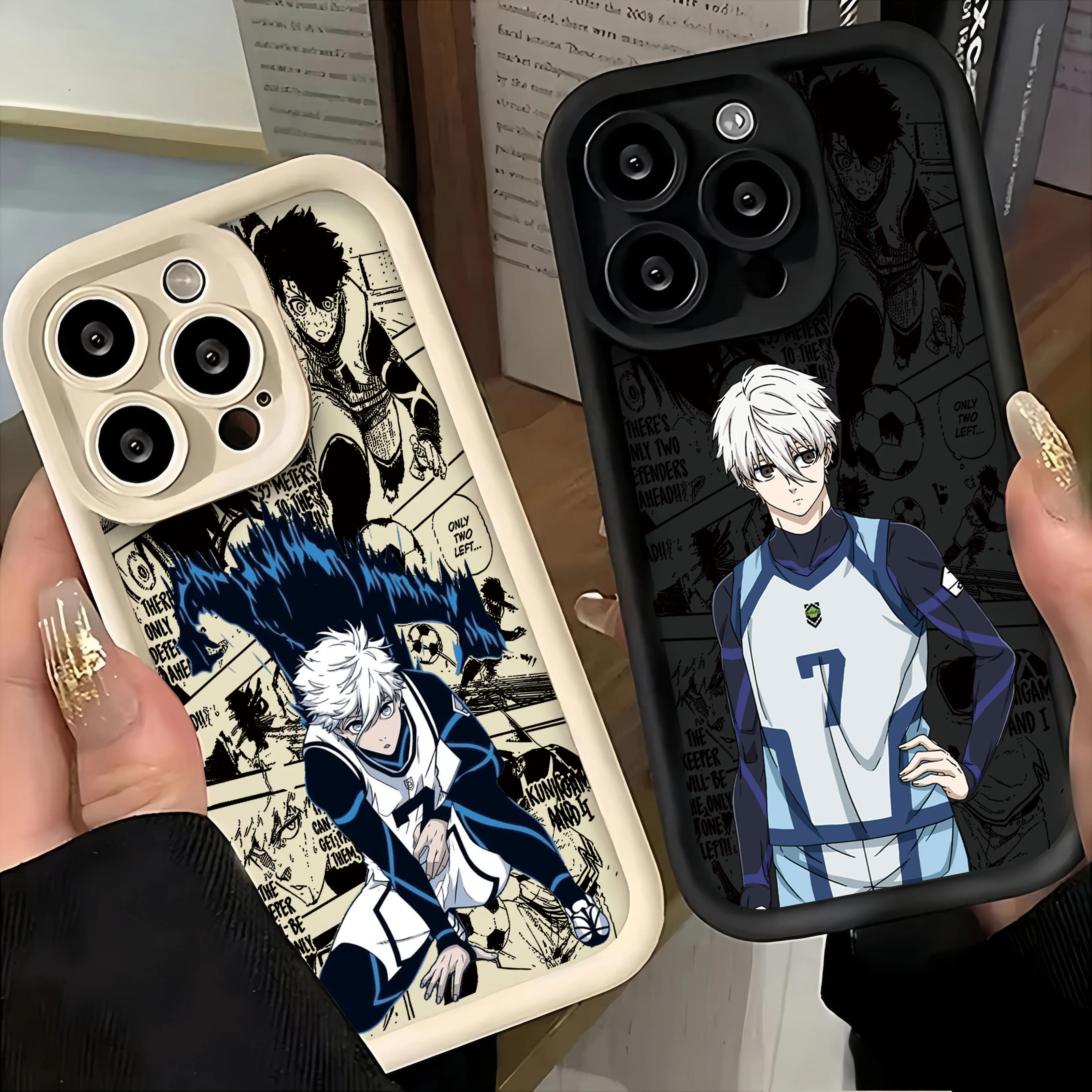 COOL B-BLUE LOCKS Soft TPU Phone Case