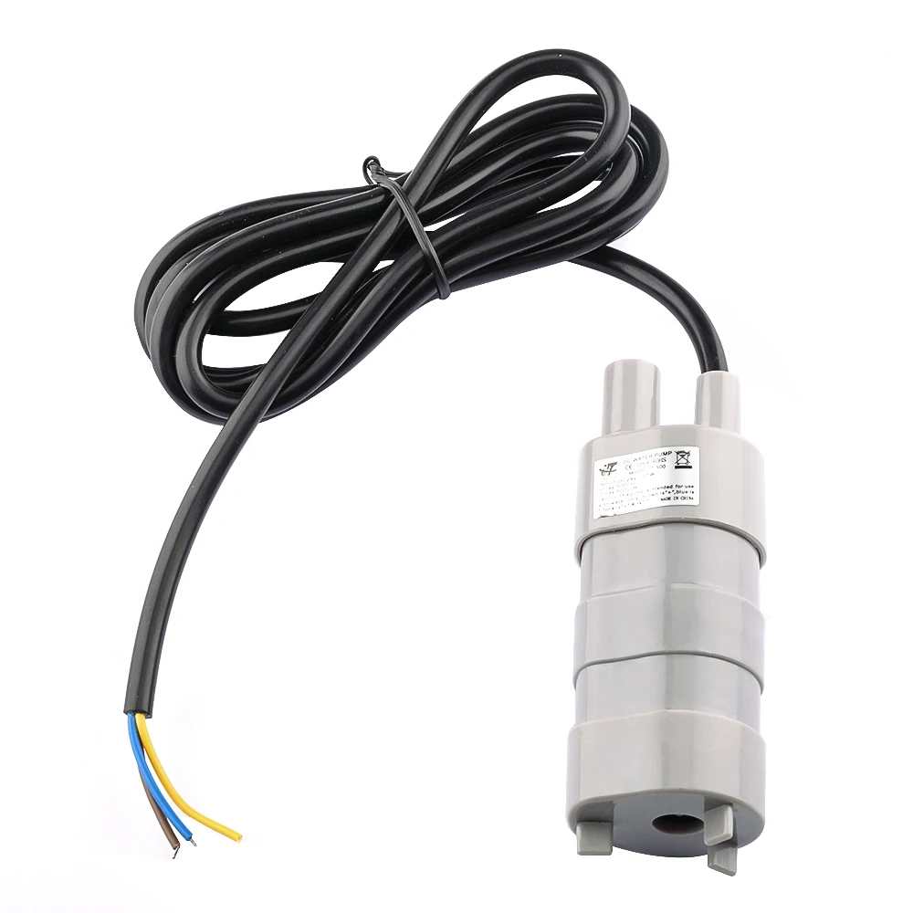JT-500 DC24V Submersible Water Pump 5M Lift 600L/H Flow Miniature Pump for Aquarium Garden Fountain Pool Compact Durable Design