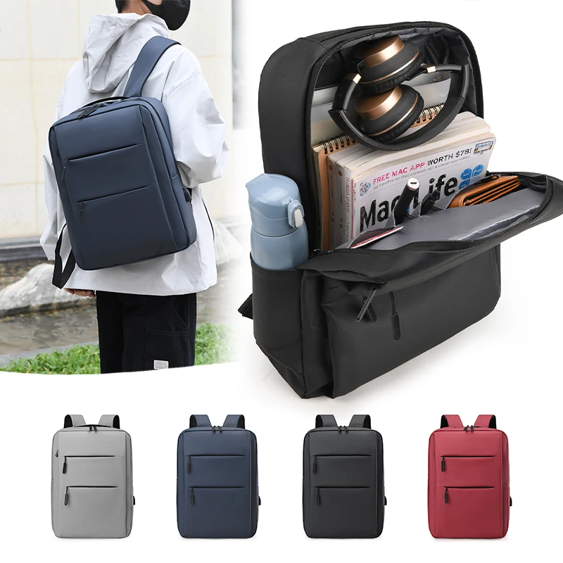 Waterproof Men's Laptop Bag Business Backpack 15.6