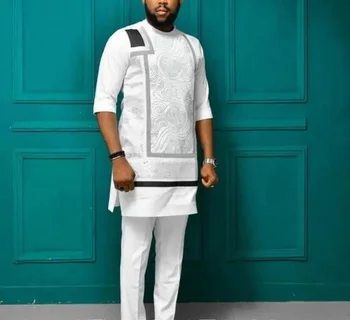 Alternative view of Nkem Ethnic Short-sleeved Set Kurta Men