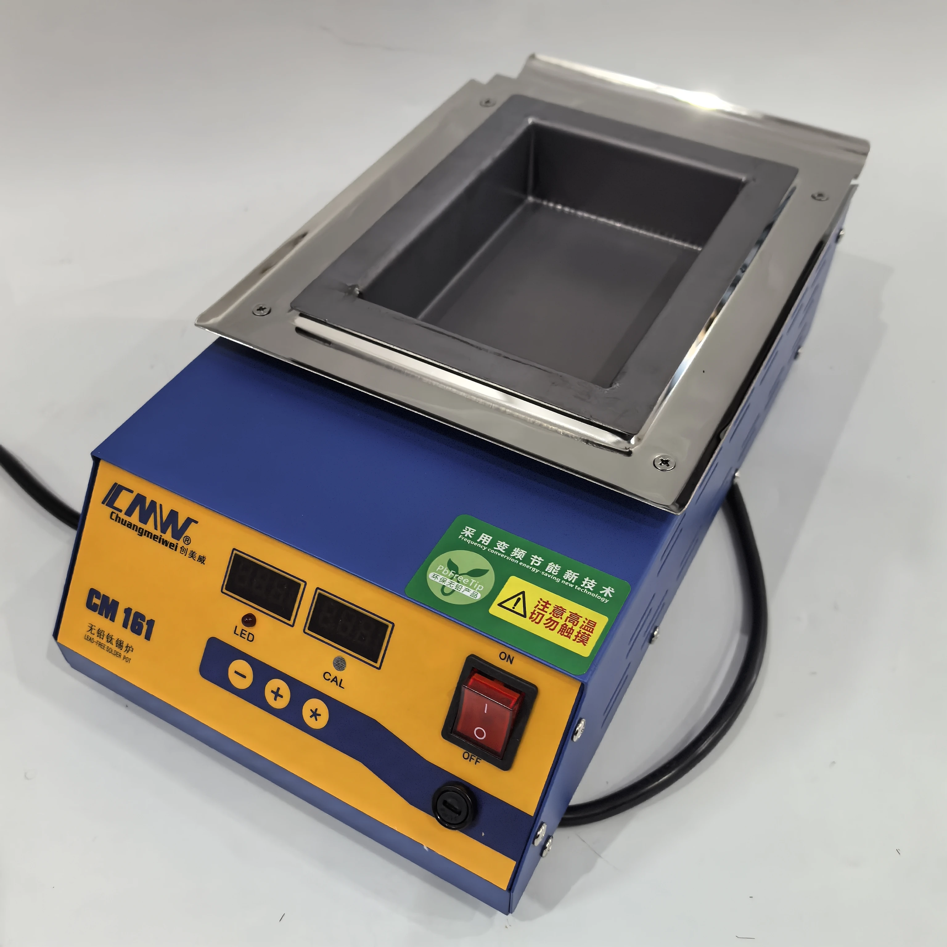 CM-161 1000W Lead-Free Titanium Soldering Pot 160x110x45mm PCB Desoldering Machine 110V/220V detail image 5