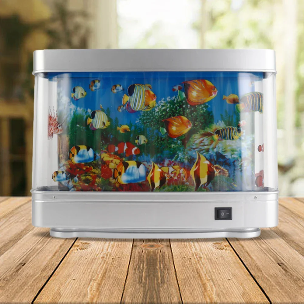 Description Picture 5 of itemLED Artificial Aquarium Night Light with Moving Fish Fake Aquarium Decorative Lamp Simulated Fish Aquarium Lamp for Home Decor