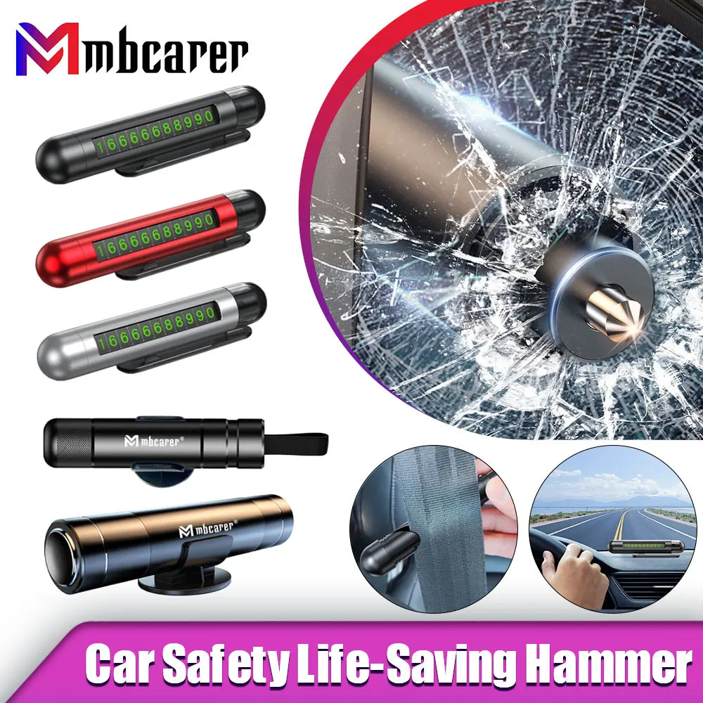Car Safety Hammer car window breaker emergency aluminum alloy Hammer Seat  Belt Cutter Car Tool Life-Saving Escape hammer - AliExpress