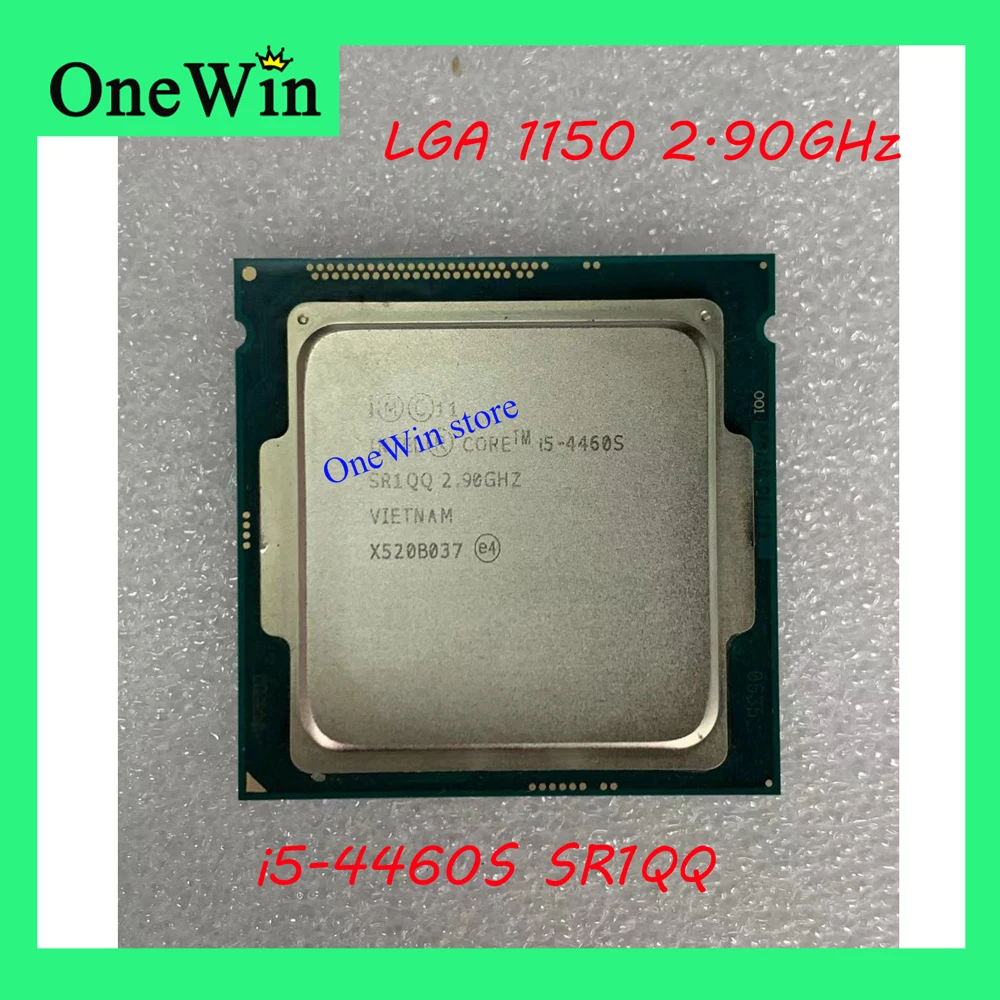 

Original Intel Core Processor i5-4460S CPU LGA1150 6M 2.90 GHz SR1QQ 22nm 4 Total Cores 4 Total Threads 65W