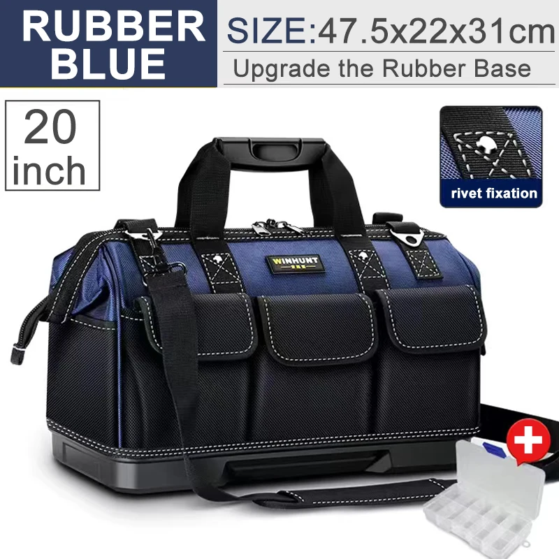 best tool chest Large Multi-Function Tool Bag Organizer Heavy Duty Tool Pouch Bag  Waterproof Anti-Fall Tool Tote Storage Bag with Multi Pockets electrician tool bag Tool Storage Items