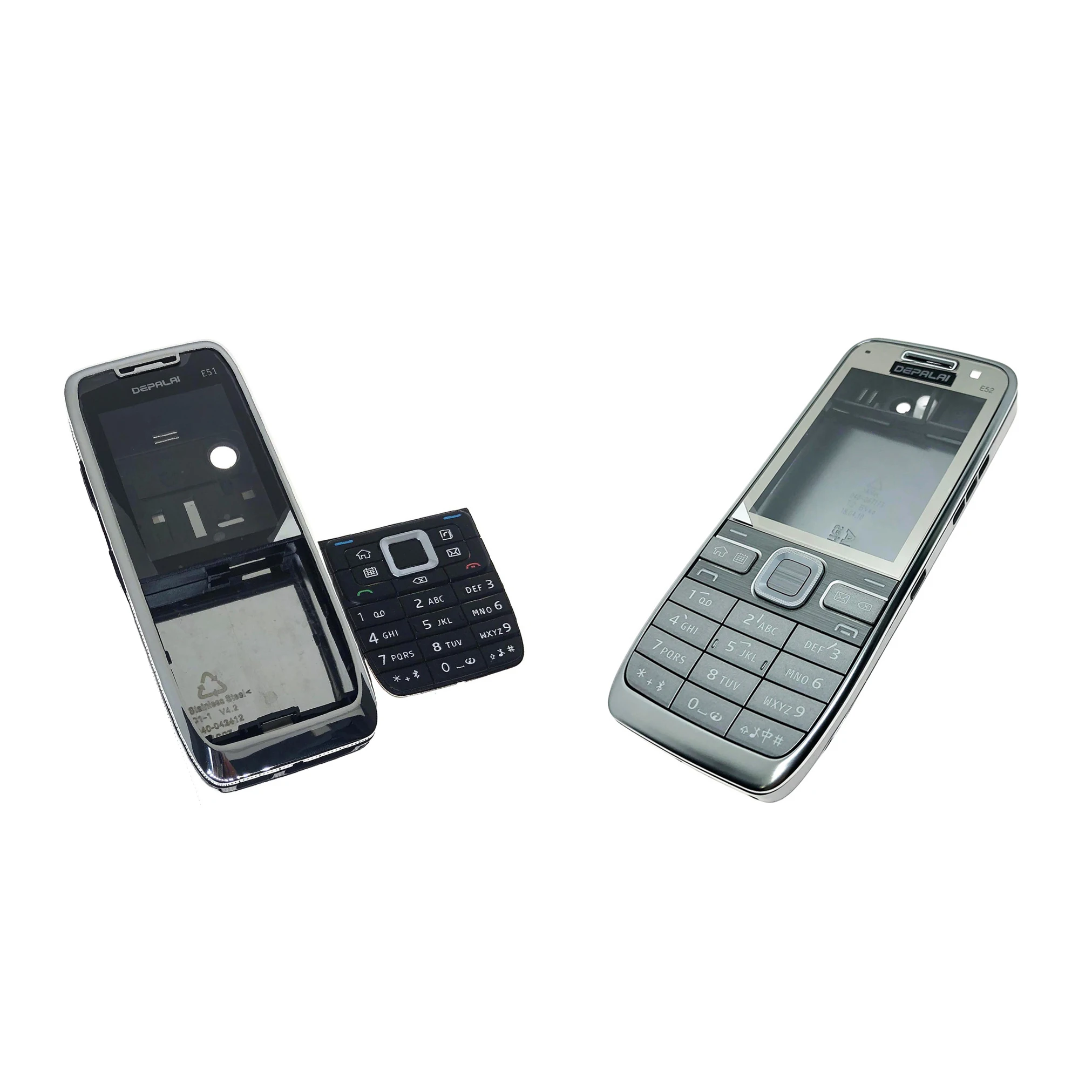 Custodia Per Telefono Cover Per Nokia E51 Custodia Per Cellulare Custodia E52 Tastiera Batteria Posteriore Copertura Del Telaio Del Frontalino Anterio