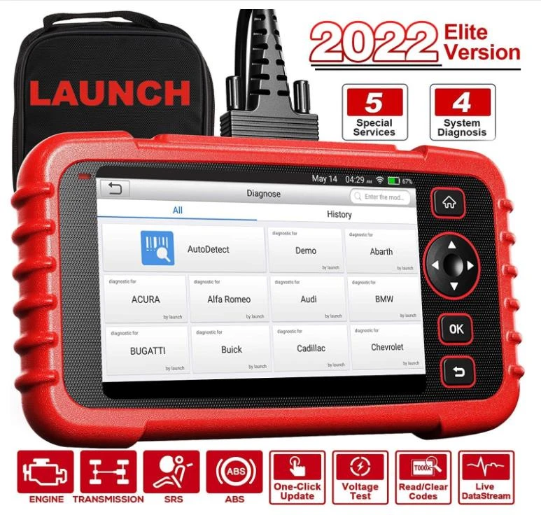 Launch X431 CRP129X OBD2 Scanner Engine ABS SRS AT Diagnostic Tool Oil SAS EPB TPMS Reset Creader 129X OBDII Code Reader CRP129 auto inspection equipment