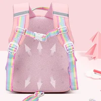 Kindergarten Multifunctional Children's Backpack Cartoon Rabbit Girls School Bags Light Spine Protection Toddler Kids Backpack 2