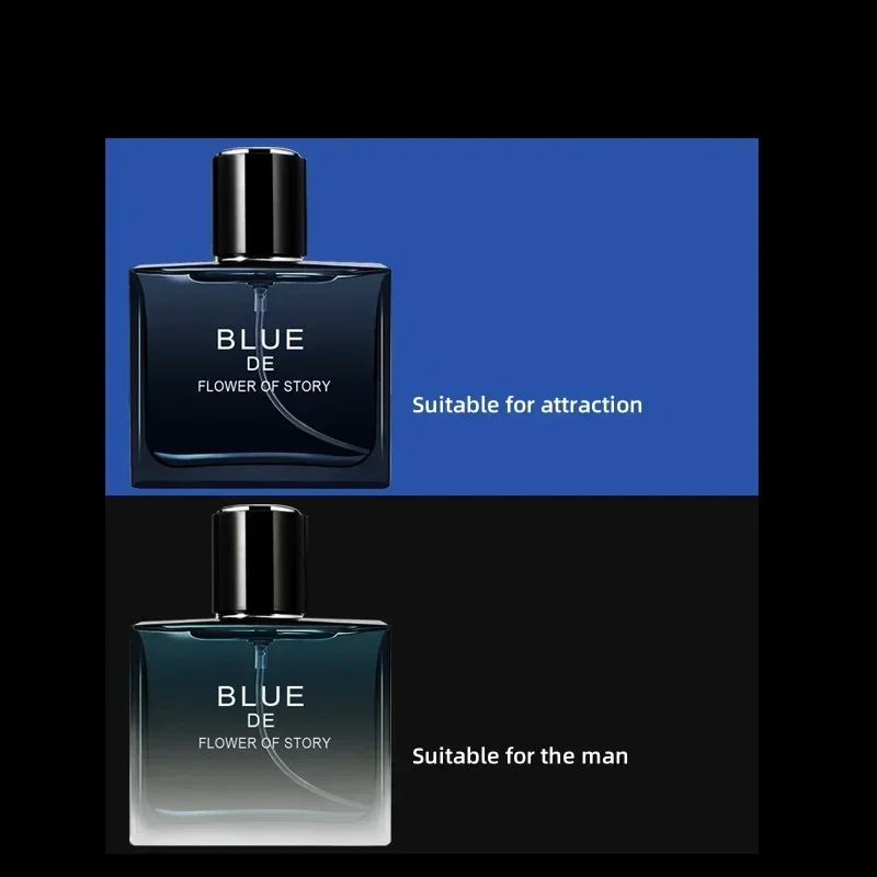 Brand 50ml Cologne Perfume Homme Eau De Parfum For Men Attracting Profumi Workdating Fresh Perfumes Feminino Lasting Scent