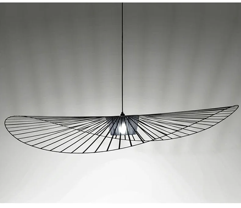 Description Picture 5 of itemModern Vertigo Hat Suspension Lamp Industrial Vintage Led Pendant Chandelier Living Dining Room Hanging Light Home Decor Lustre