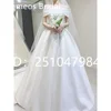 SONDR Off Shoulder Vintage Custom Made Wedding Gown 웨딩드레스 Civil Korea Ivory Brides Gowns Matt Satin Elegant Women Bridal Dresses 1