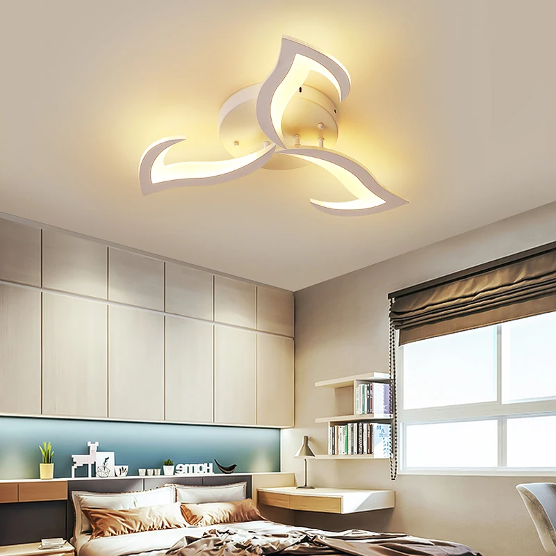 Acrylic LED Chandelier For Kitchen Bedroom Living Room Dining Room Gallery Restaurant Hall Office Indoor Home Lights