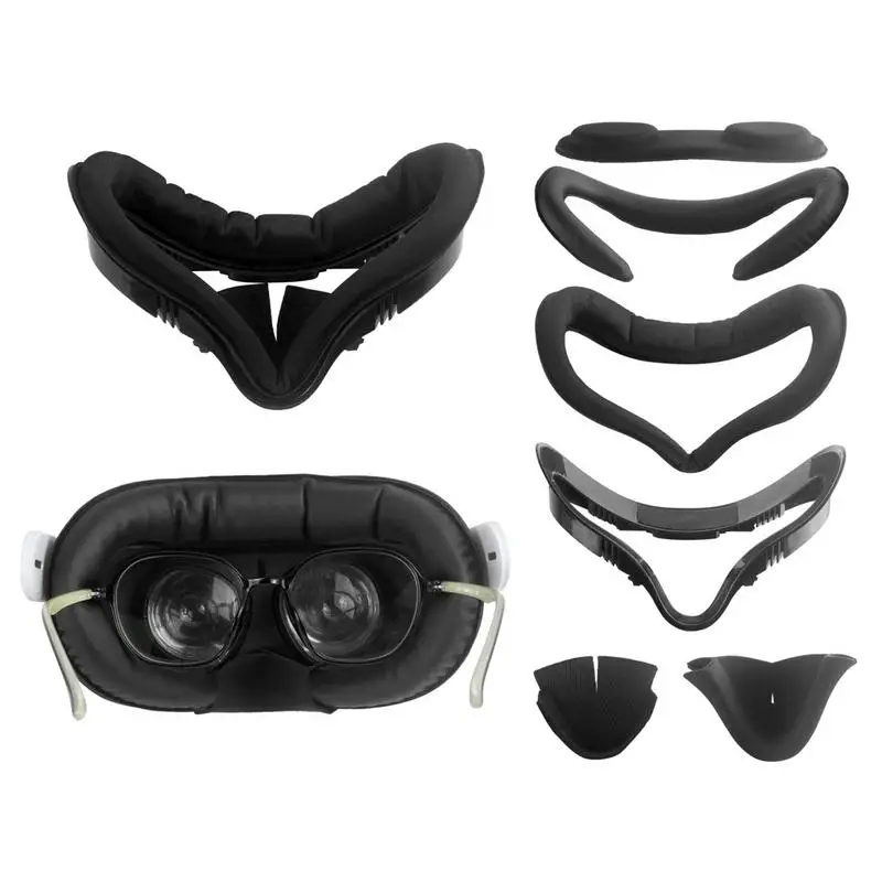 VR Face Cover Pad ForOculus Quest2 Soft TPU Sweatproof Nose Pad 
