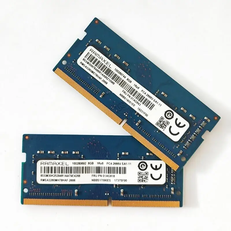 RAMAXEL RAMS DDR4 8GB 2666MHz Laptop memory ddr4 8gb 1RX8 PC4