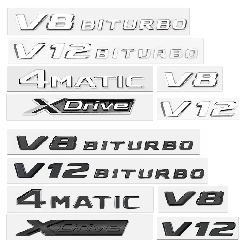 자동차 펜더 엠블럼 트렁크 배지 스티커, 3D Xdrive 20d 30d 35d 40d 50d 20i 25i 30i, BMW M X1 X3 X4 X5 X6 X7 GT 로고 액세서리