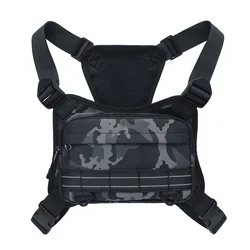 Tactical Outdoor Waterproof Chest Bag - Stylish & Functional Sports Backpack - 30CMX19CMX4CM (Camouflage Style A)