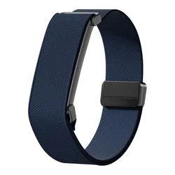 Adjustable Nylon Sport Band - Breathable Elastic Fitness Tracker Strap Replacement Wristband - Google Fitbit Air (Dark Blue)