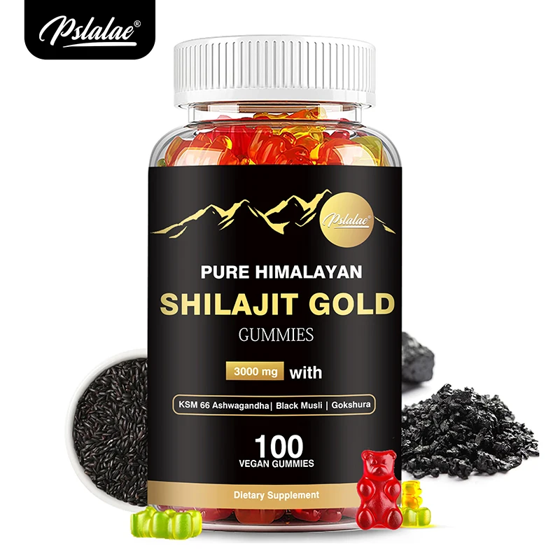 Shilajit Gold Gummies For Bones Joints Energy Endurance Muscle Recovery