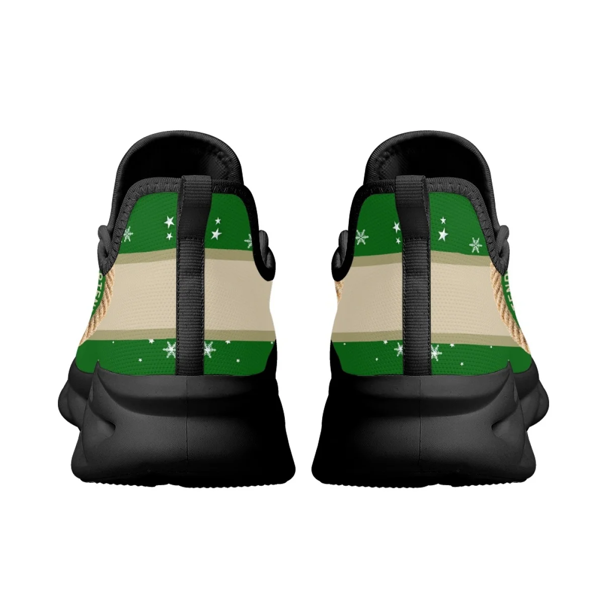 INSTANTARTS 2024 Top Quality Running Shoes Christmas Snowman Gifts Design Women's Lightweight Cushioning Sneakers Soft Tennis