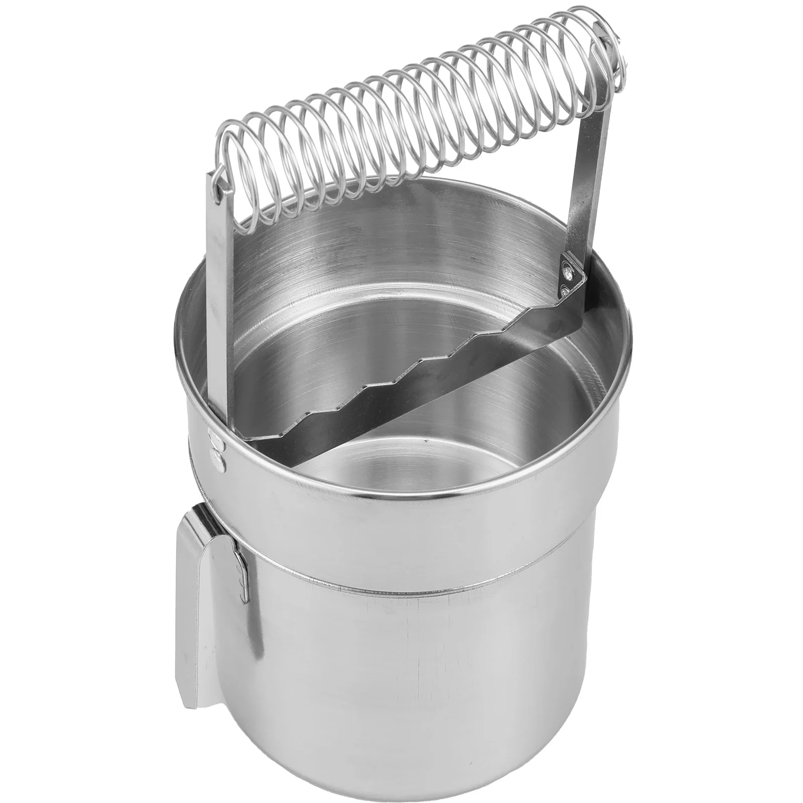 

Paint Brush Washer 2 Layer Large Capacity Paint Brush Cleaner Stainless Steel Paintbrush Washer Pot Portable Multifunctional