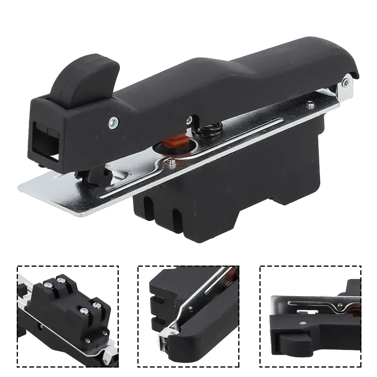 

2NO AC250V Trigger Button Switch 12A Power Trigger Switch Angle Grinder Switch 180 250V 2NO Power Trigger Button