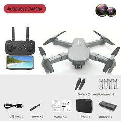 HD Dual Camera WIFI Quadcopter for Aerial Photography - Perfect Christmas and Halloween Gift (4K DOUBLE CAMERA)