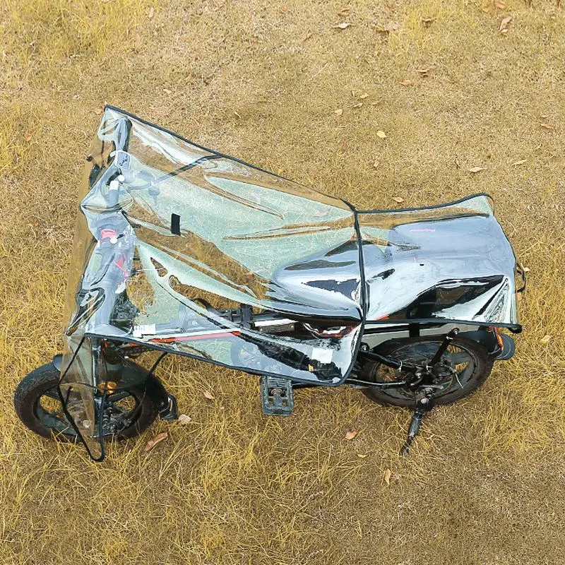Motorrad Abdeckung Transparent Protector Covers Alle Saison Outdoor Wasserdicht Bike Roller Regen Staubdicht Abdeckungen Mopeds Windcover – Detail 6