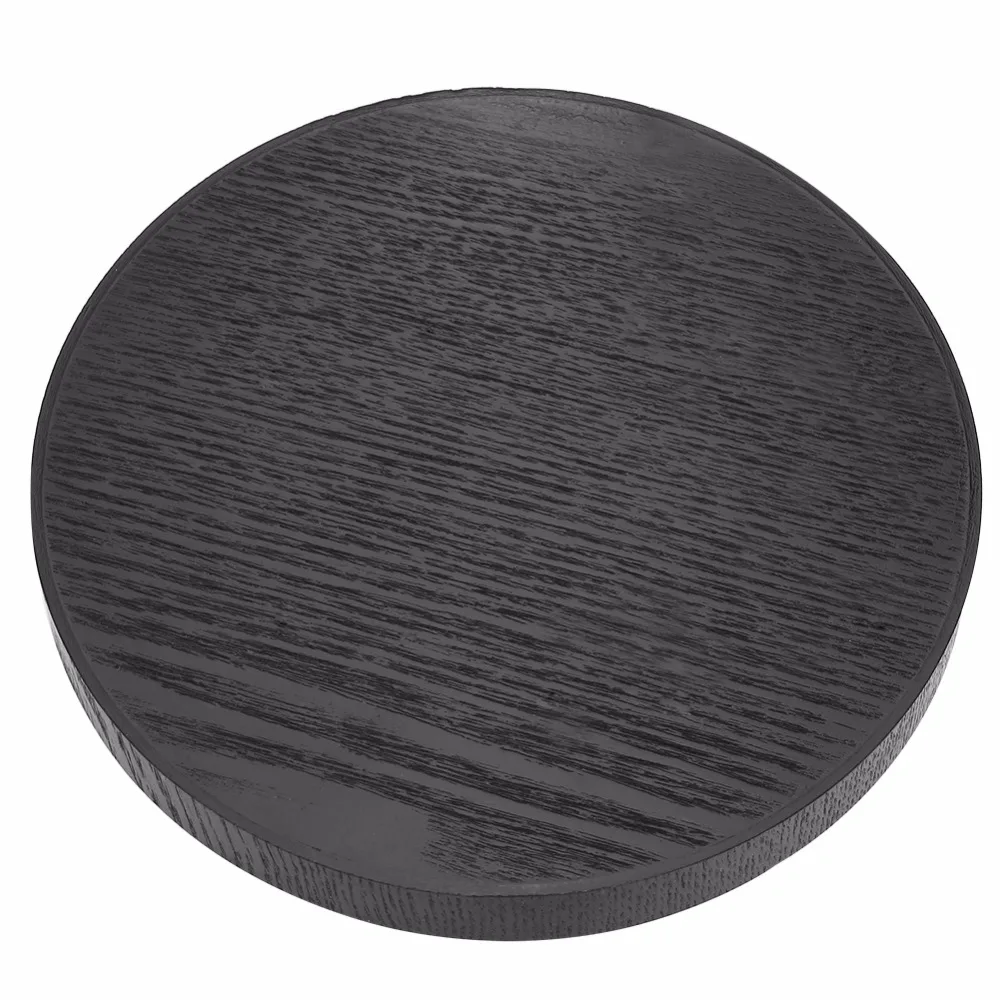 Tea Tray Wooden Serving Tray Wood Tea Tray Round Coffee Snack Food Meals Serving Tray Kitchen Restaurant Chinese Tea Serving Bamboo