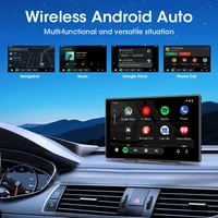 Srnubi Универсальный 7 "10" автомобильный беспроводной Carplay и Android автоматическая навигация заднего вида FM AUX портативный мультимедийный сенсорный экран — изображение 4