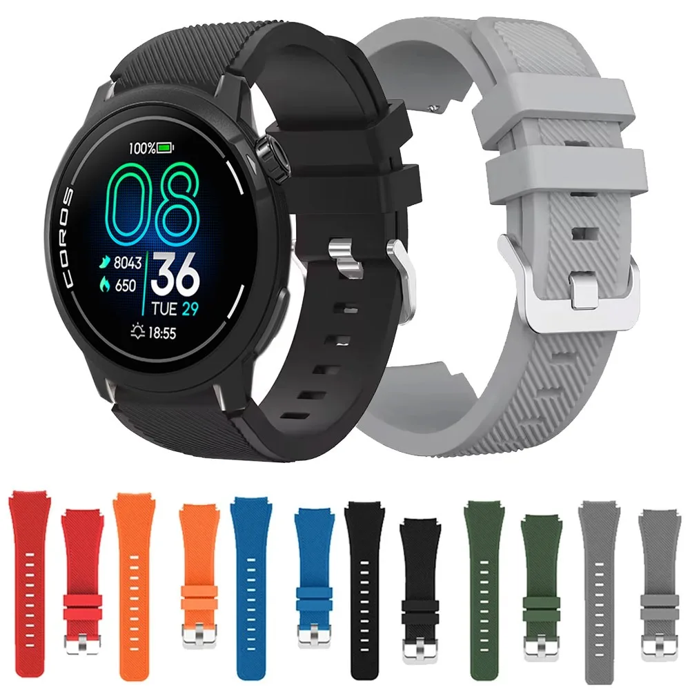 Premium 22mm Soft Silicone Watch Strap - Comfortable and Versatile Band