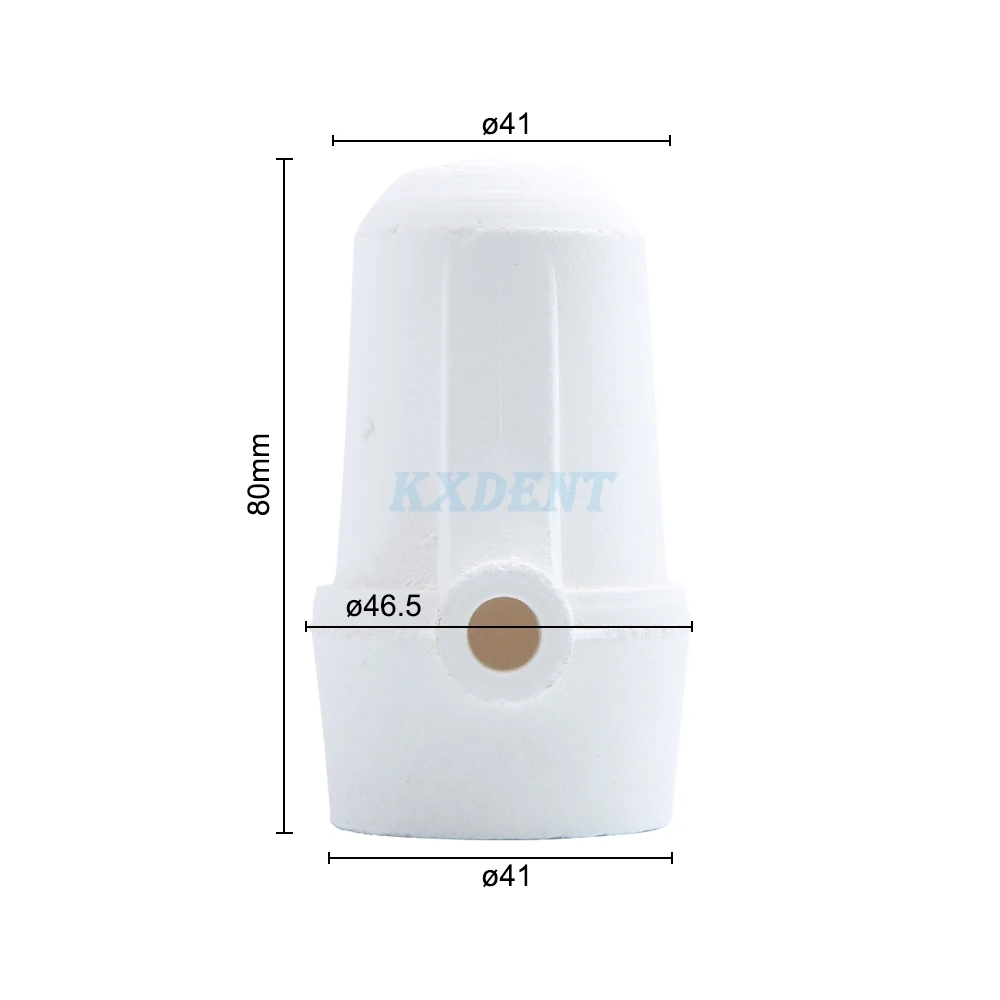 새로운 치과 실험실 주조 석영 도가니 후드 석영 지르코니아 원심 주조 도가니 후드 치과 기구, 6 개/상자