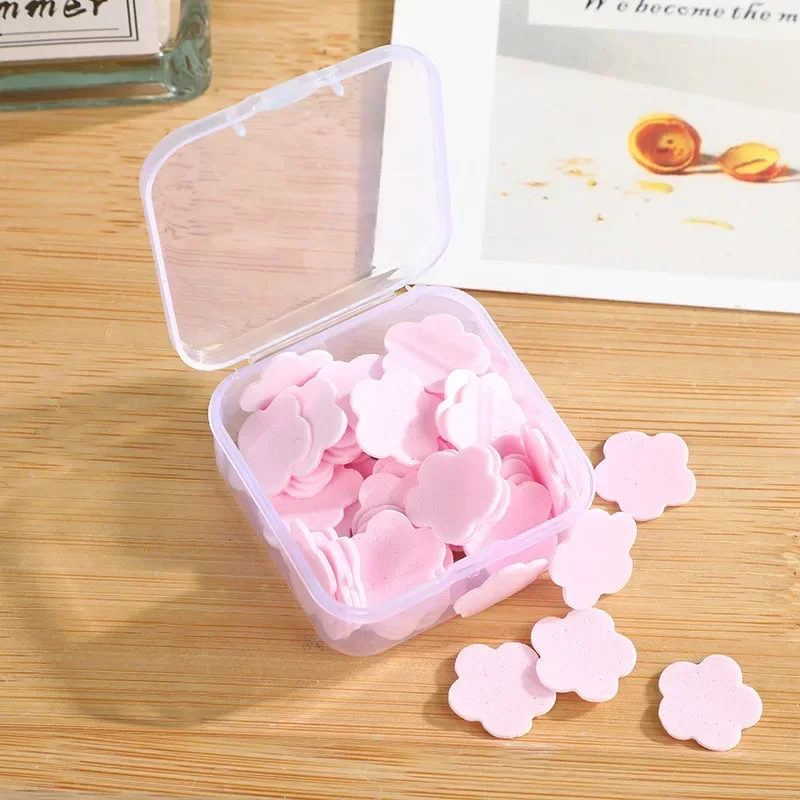Hand Soap Disposable Soap Paper Traveling Toilet Soap Slice Petal Soaps Flakes Tablets Student Carrying Petal Hand Clean