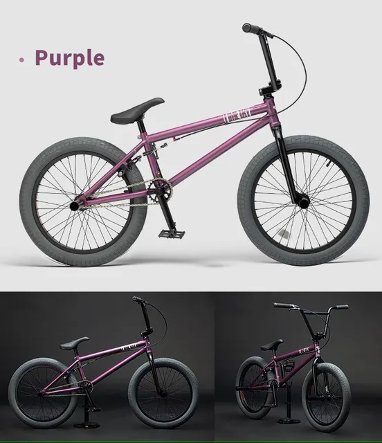 20 Inch BMX Street Bike Extreme Stunt Action Bike V-Brake Aluminum 