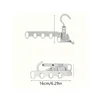 Portable 5-Clip Folding Clothes Hanger - Space Saving For Travel, Dorm, Home Use, Laundry Drying Rack 3