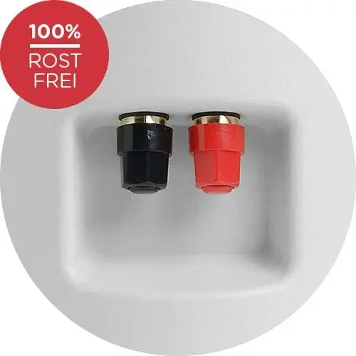 Polk Audio Atrium 6 Outdoor All-Weather Speakers with Bass Reflex Enclosure Broad Sound Coverage Speed-Lock Mounting System