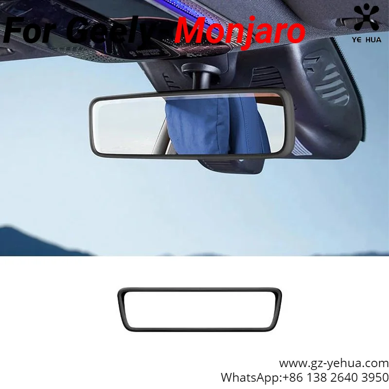 For GEELY Monjaro Manjaro Xingyue L KX11 Silicone Protective Cover for Interior Rearview Mirror Car Interior Ornament