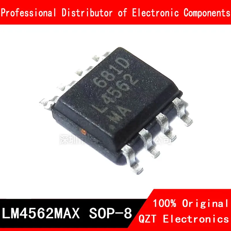 10pcs/lot LM4562MAX SOP LM4562 LM4562M LM4562MA L4562MA SOP-8 new original In Stock