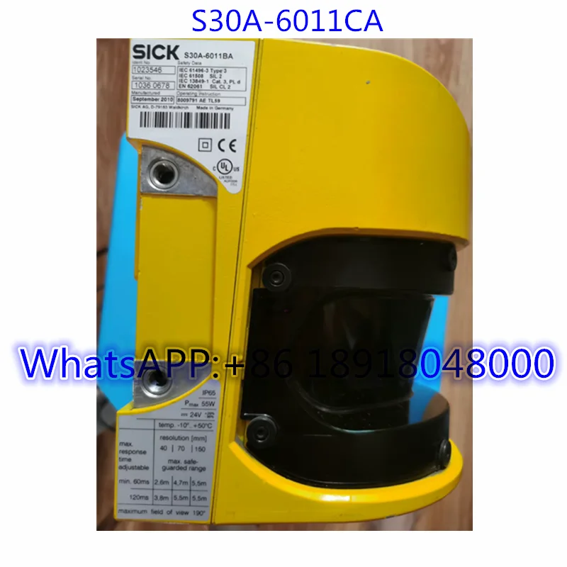 

Used in good condition S30A-6011CA Safety Laser Scanner 1023547 Fast Shipping