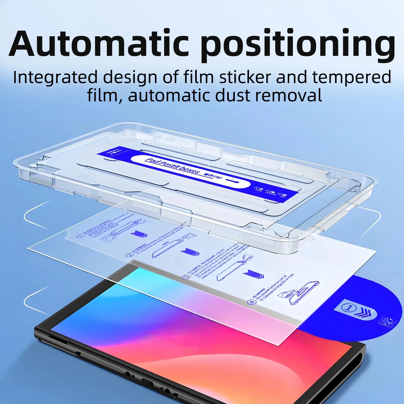Premium Tempered Glass Screen Protector - Anti-Scratch Protective Film for Nintendo Switch Accessories