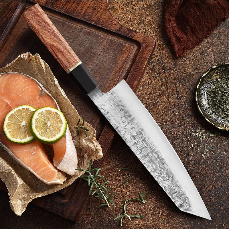 Forged Chef Santoku Knives Set 1-4pc Boning Peeling Salmon Knife Cleaver Fish Fillet Sushi Slice BBQ Knives kitchen knife meat cleaver