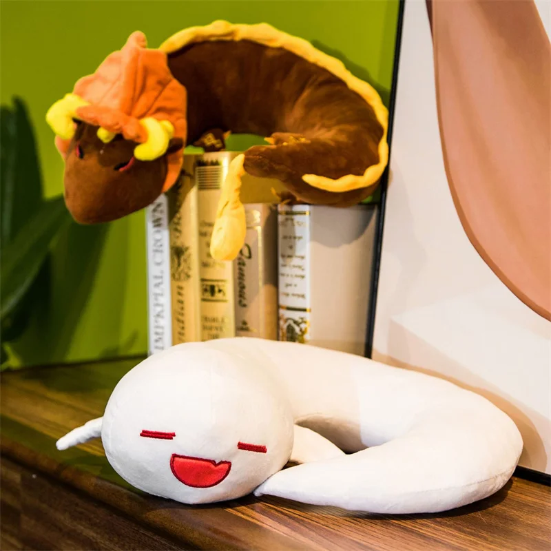 

Game Genshin Impact Zhongli Hu Tao U Shaped Pillow Dragon Ghost Cushion Sleeping Plush Toy Stuffed Animal Doll Gift for Kids Fan