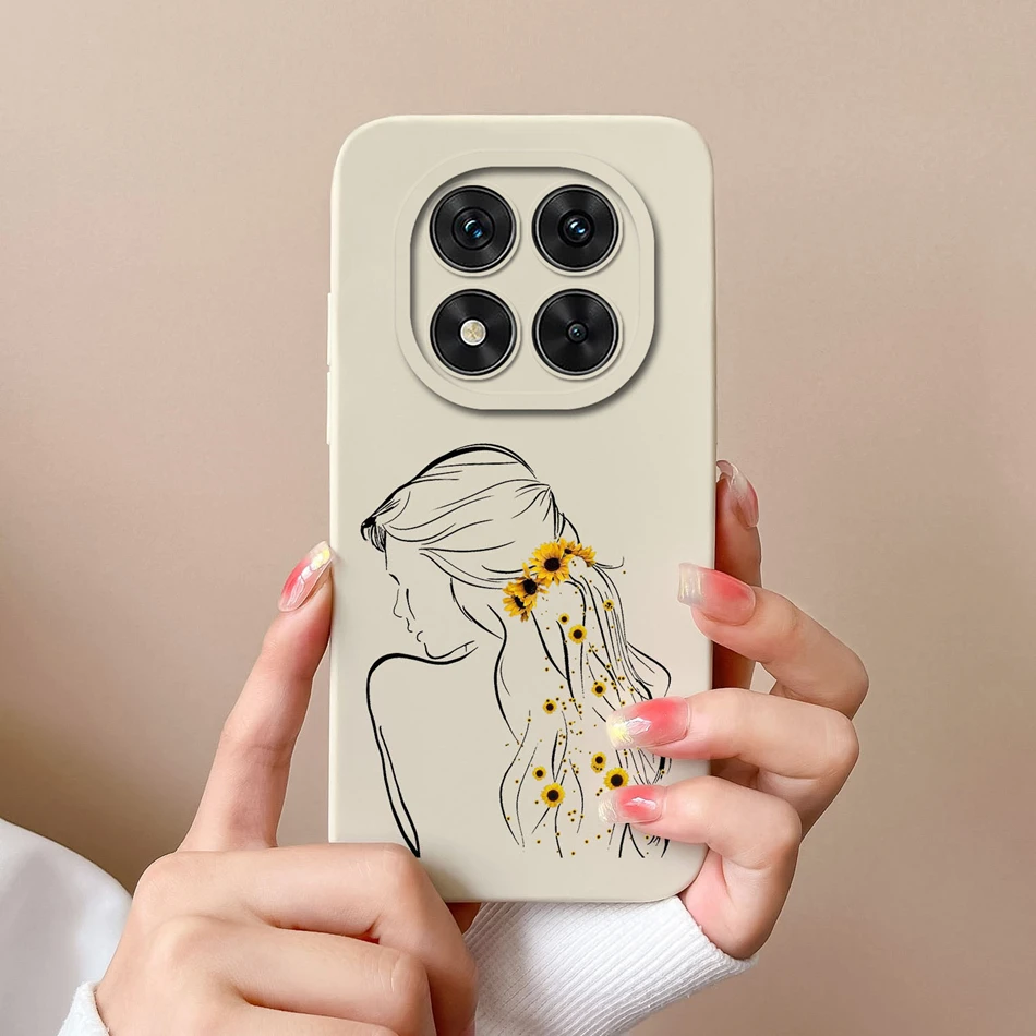 Fashionable Soft Liquid Silicone Phone Case for Xiaomi Redmi Note 14 Pro Plus